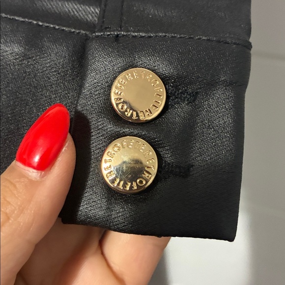 RETROFETE LEMA COATED DENIM DRESS size S - Picture 11 of 11